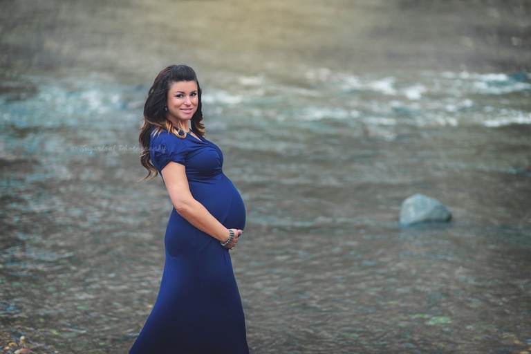 Spring Maternity Session At The Creek Harford County Newborn
