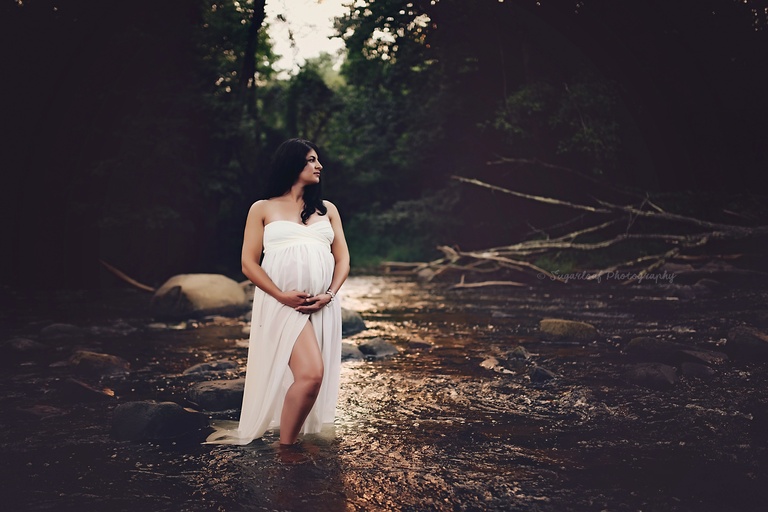 Enchanting Maternity Session Maryland Newborn Photographer