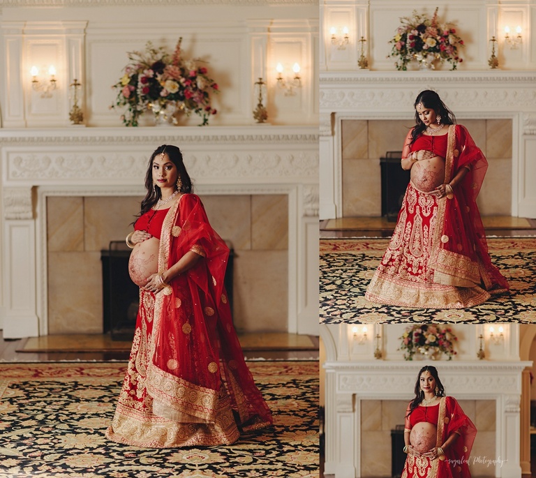 Stunning Indian Inspired Maternity Session - Maryland Photographer 