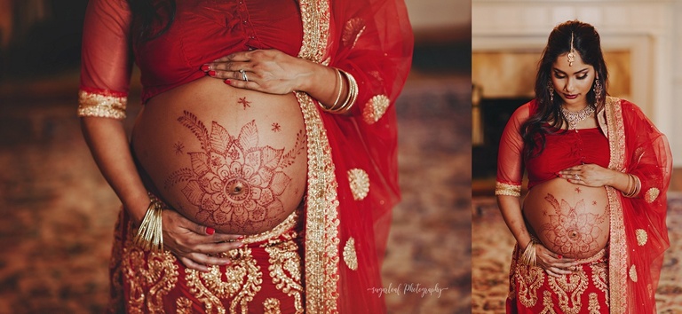 Stunning Indian Inspired Maternity Session - Maryland Photographer 