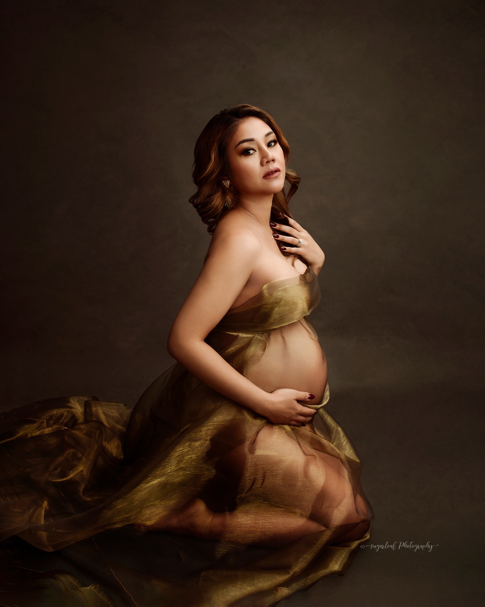 artistic maternity session maryland