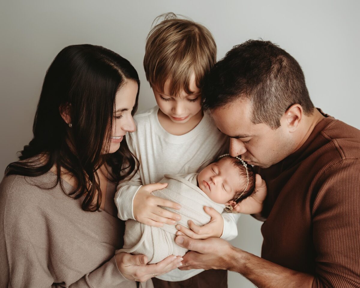 newborn family portrait
