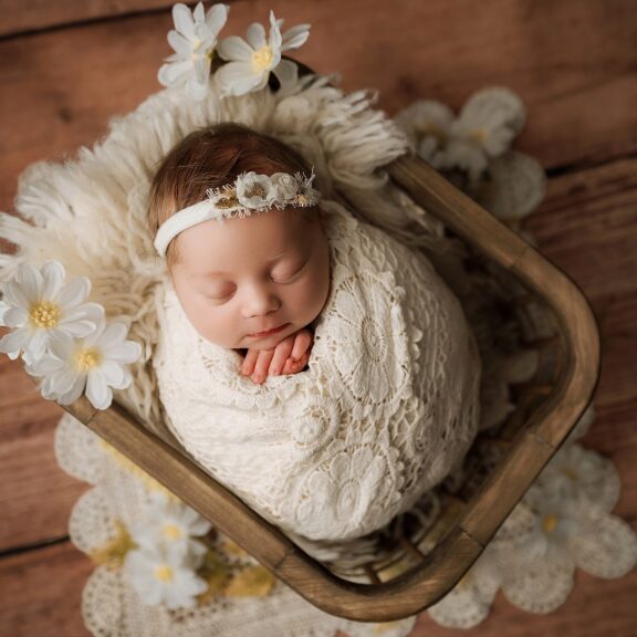 Bel Air Newborn Photographer | Welcoming Baby Daisy