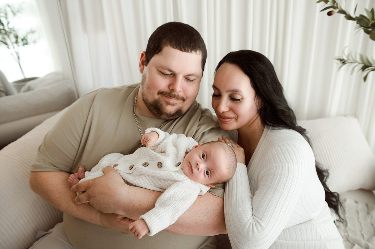 Organic family newborn portraits Baltimore