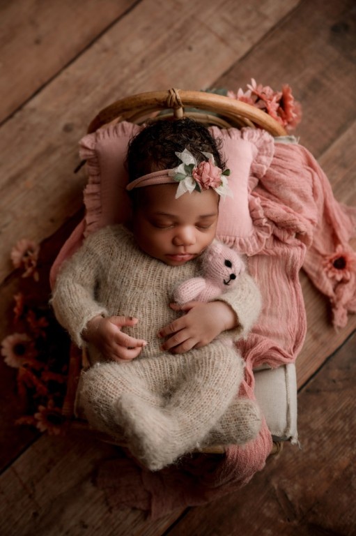 Harford County newborn photographer studio session