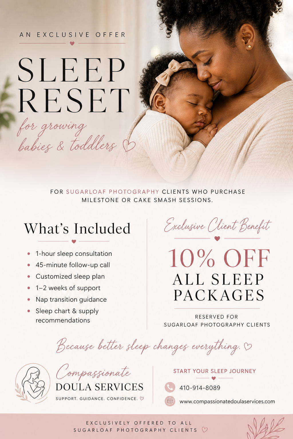 fourth trimester doula service with photo session in baltimore