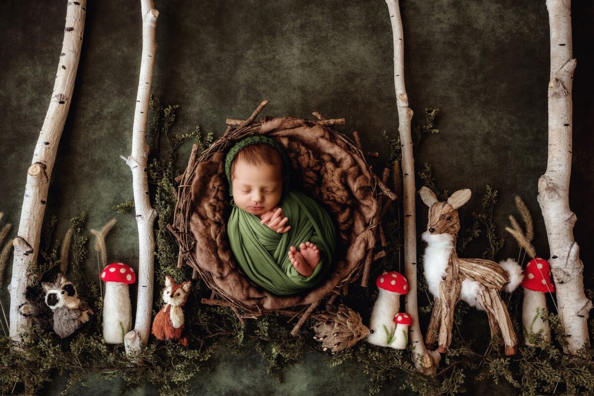 newborn composite Harford county session