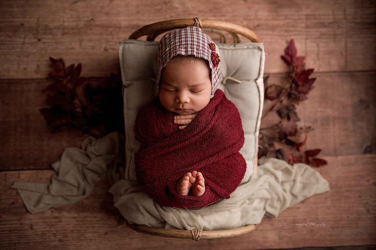 fall newborn session in Harford county maryland